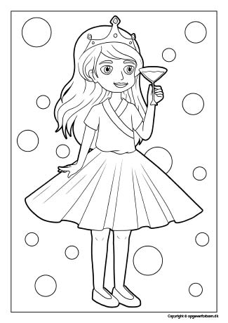 Målarbok Princessa - Bild 8
