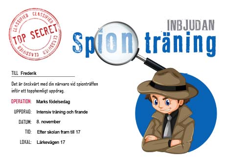Rolig spionskattjakt till barn mellan 6 och 9 år u2013 bra till 