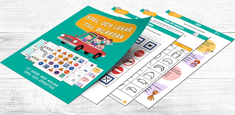 Lek och spel till bilresan