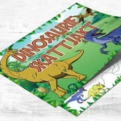 dinosaurie skattjakt - 6-8 år