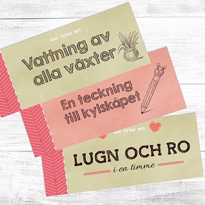 Kuponghäfte till mamma - Bild 2