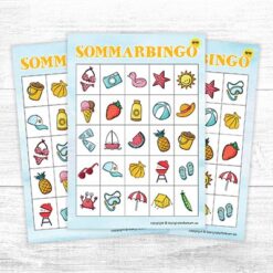 Sommarbingo för barn