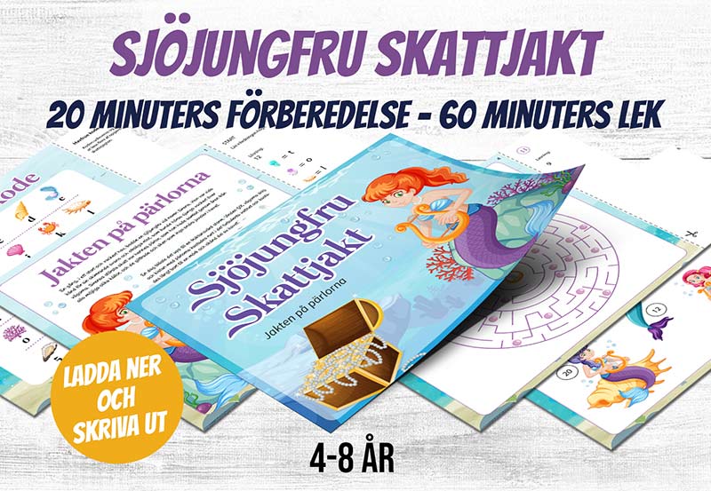 Skattjakt till sjöjungfrukalaset