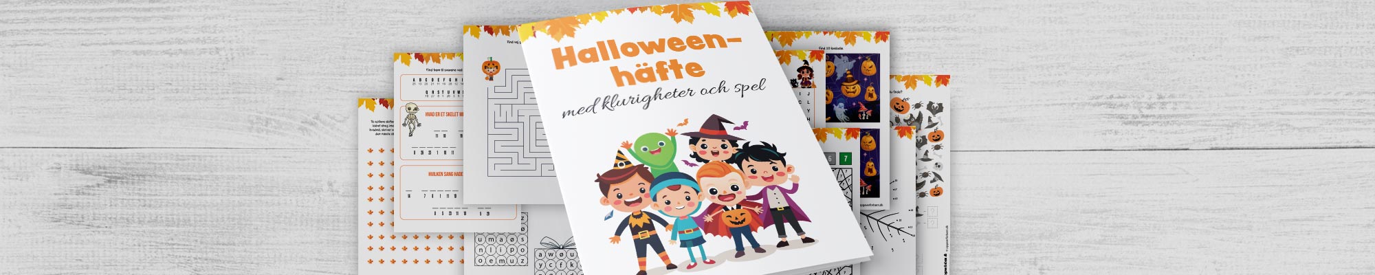 Gratis klurigheter och spel till Halloween