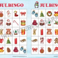 Julbingo – spel för hela familjen