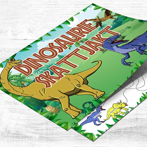 Dinosaurie skattjakt 6-8 år