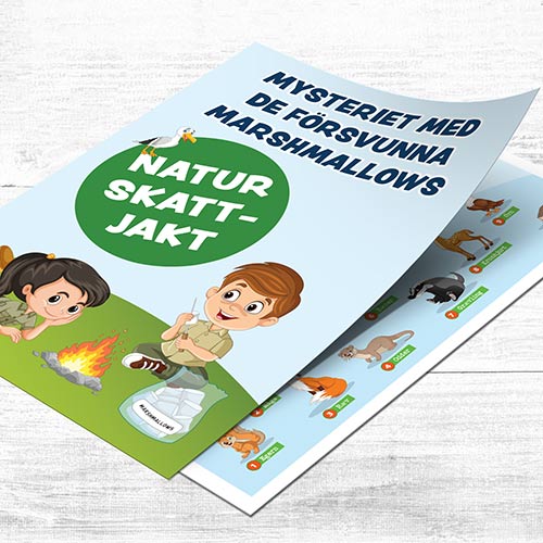 Naturskattejagt for børn